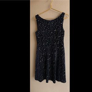 Esprit Black and Gold Star Dress